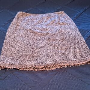 Emma James Black and White Tweed Pencil Skirt